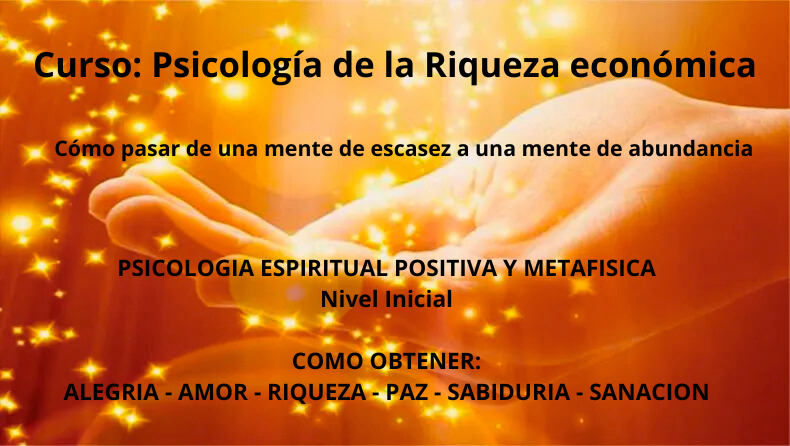 Curso Psicología de la Riqueza económica